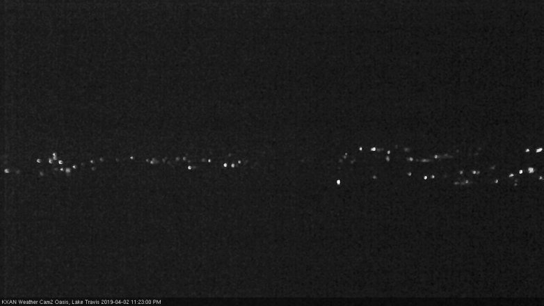 Lake Travis webcam, April 2, 2019 10:25 PM CT