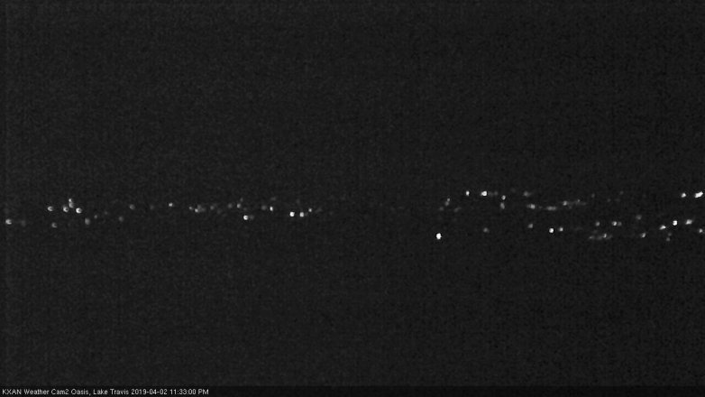 Lake Travis webcam, April 2, 2019 10:35 PM CT