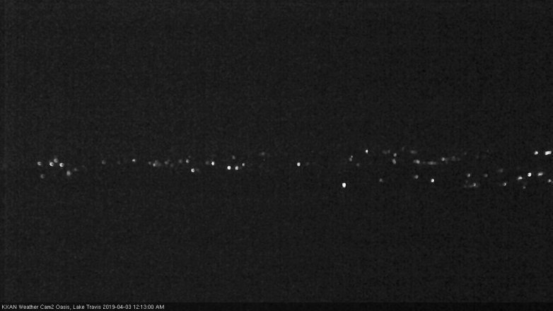 Lake Travis webcam, April 2, 2019 11:15 PM CT