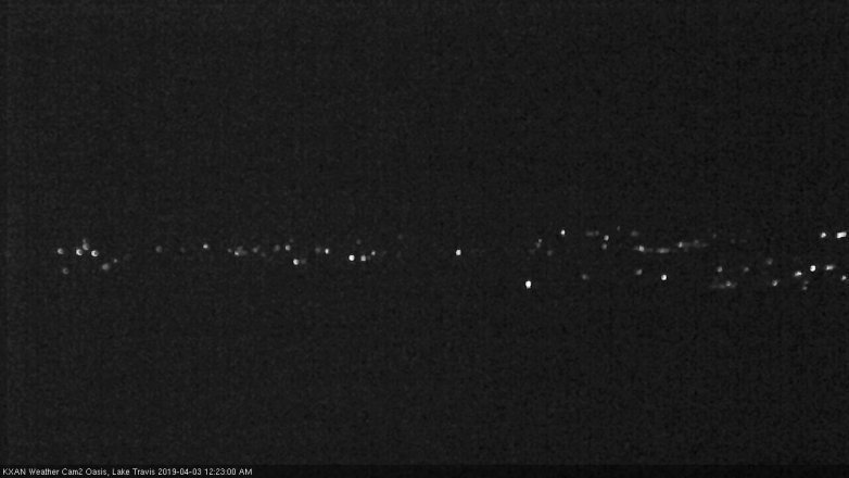 Lake Travis webcam, April 2, 2019 11:25 PM CT