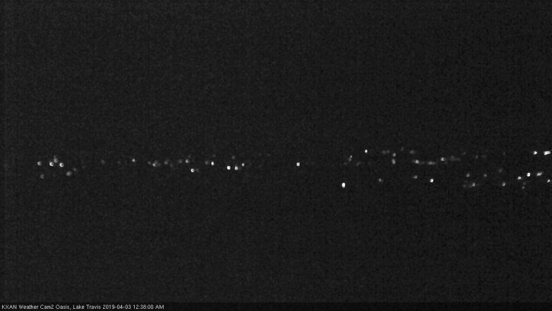 Lake Travis webcam, April 2, 2019 11:40 PM CT
