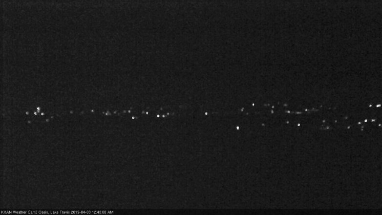 Lake Travis webcam, April 2, 2019 11:45 PM CT
