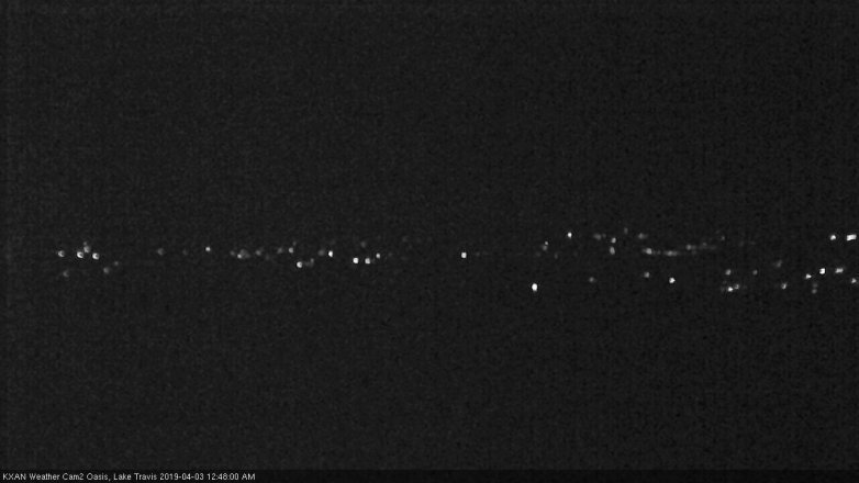 Lake Travis webcam, April 2, 2019 11:50 PM CT