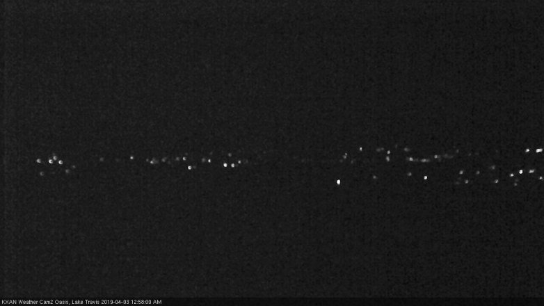 Lake Travis webcam, April 2, 2019 12:00 AM CT