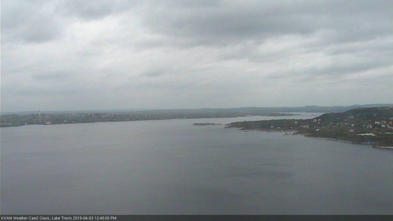 Lake Travis webcam, April 3, 2019 11:50 AM CT