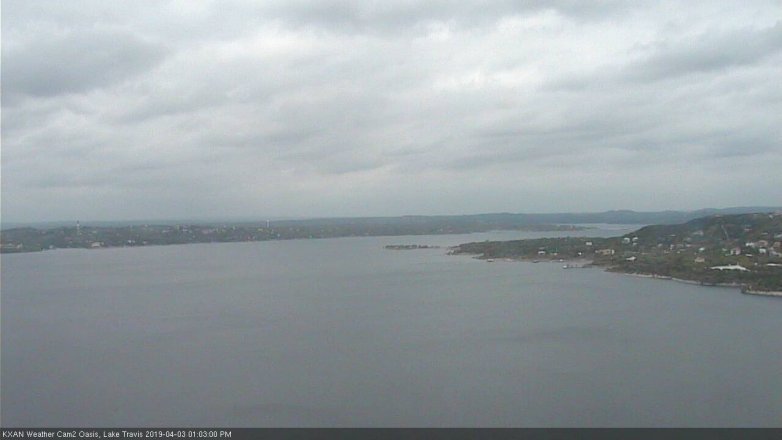 Lake Travis webcam, April 3, 2019 12:05 PM CT