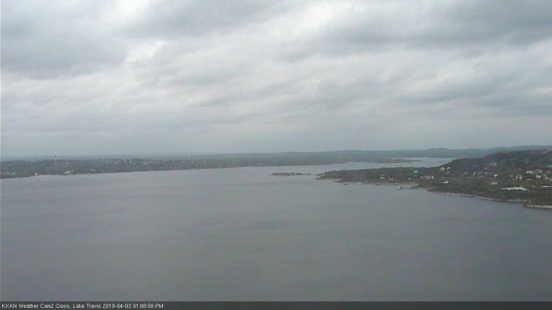 Lake Travis webcam, April 3, 2019 12:10 PM CT