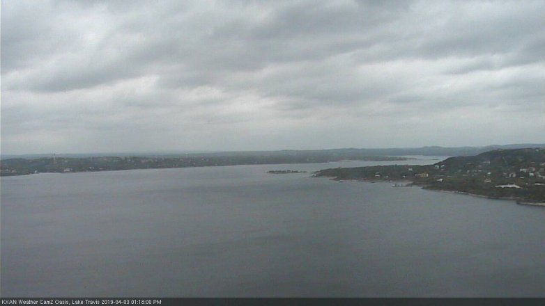 Lake Travis webcam, April 3, 2019 12:20 PM CT