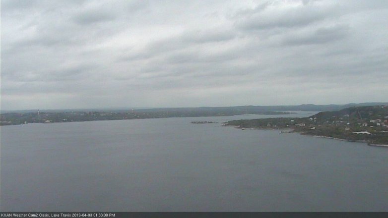 Lake Travis webcam, April 3, 2019 12:35 PM CT