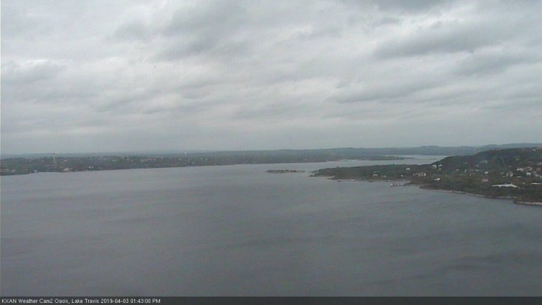 Lake Travis webcam, April 3, 2019 12:45 PM CT