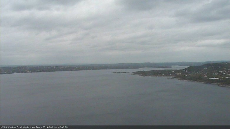 Lake Travis webcam, April 3, 2019 12:50 PM CT