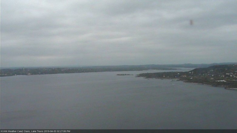 Lake Travis webcam, April 3, 2019 1:30 PM CT