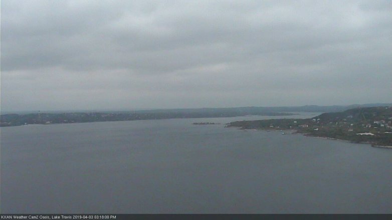 Lake Travis webcam, April 3, 2019 2:20 PM CT