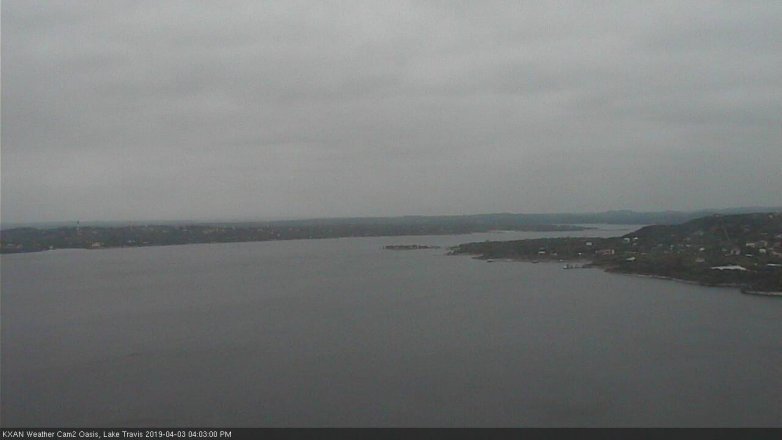 Lake Travis webcam, April 3, 2019 3:05 PM CT