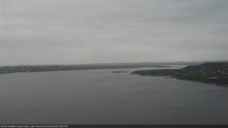 Lake Travis webcam, April 3, 2019 4:25 PM CT