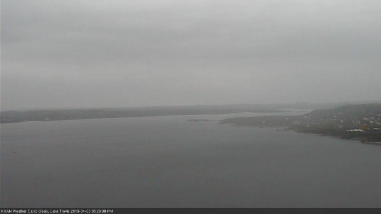 Lake Travis webcam, April 3, 2019 4:30 PM CT