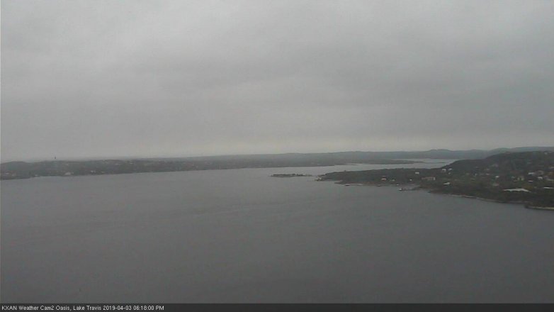 Lake Travis webcam, April 3, 2019 5:20 PM CT