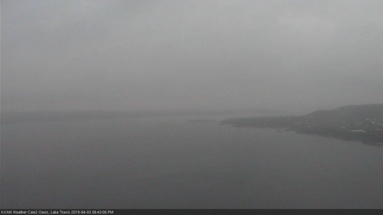 Lake Travis webcam, April 3, 2019 5:45 PM CT