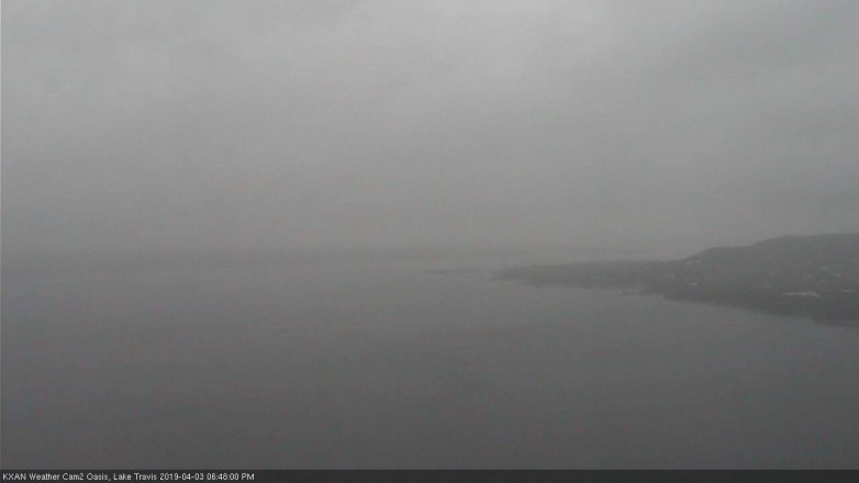 Lake Travis webcam, April 3, 2019 5:50 PM CT