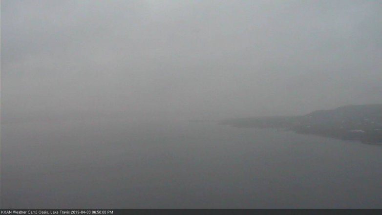 Lake Travis webcam, April 3, 2019 6:00 PM CT