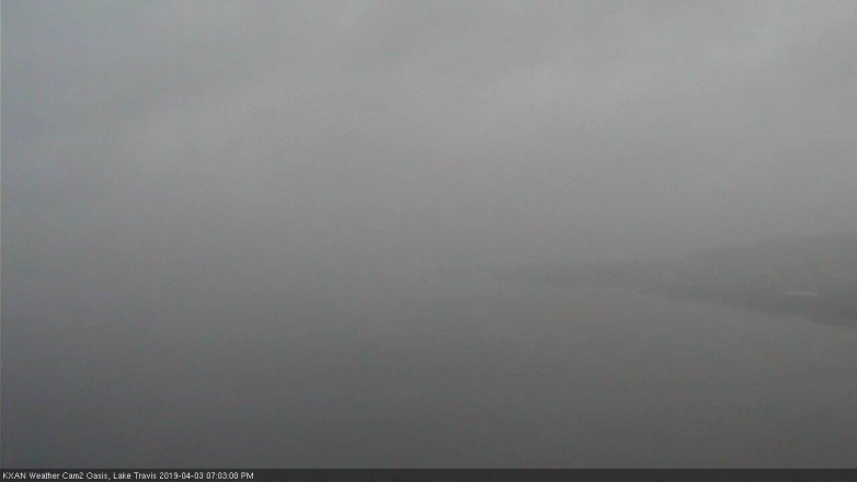 Lake Travis webcam, April 3, 2019 6:05 PM CT