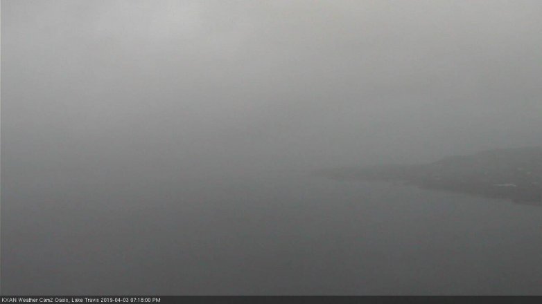Lake Travis webcam, April 3, 2019 6:20 PM CT