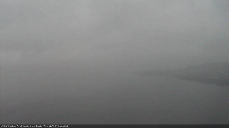 Lake Travis webcam, April 3, 2019 6:25 PM CT