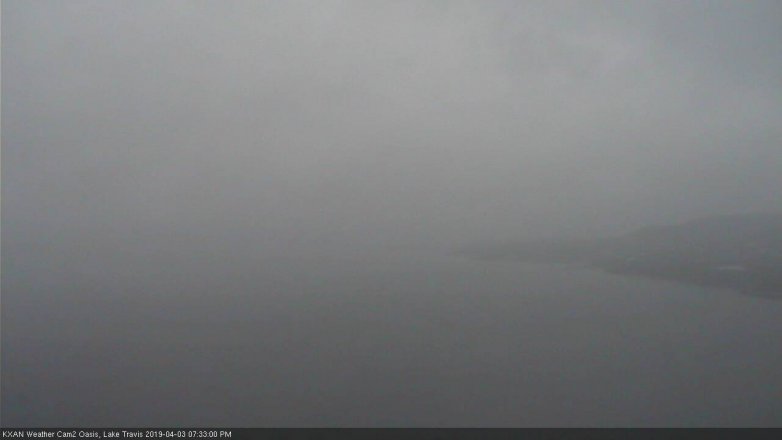 Lake Travis webcam, April 3, 2019 6:35 PM CT