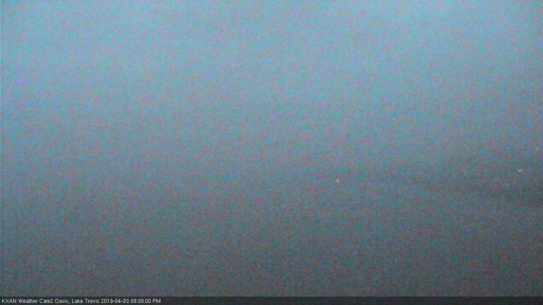 Lake Travis webcam, April 3, 2019 7:10 PM CT