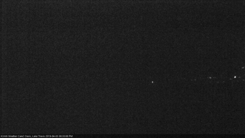 Lake Travis webcam, April 3, 2019 7:35 PM CT