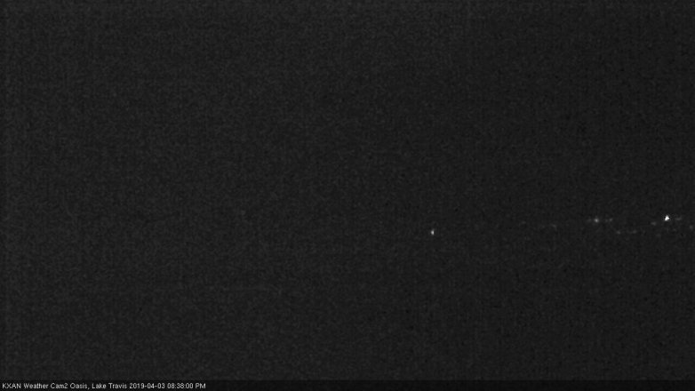 Lake Travis webcam, April 3, 2019 7:40 PM CT