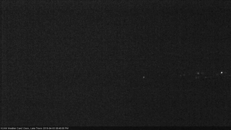 Lake Travis webcam, April 3, 2019 7:50 PM CT