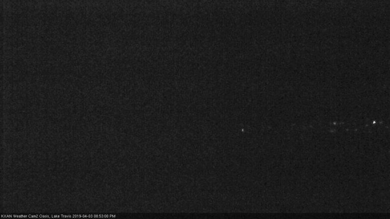 Lake Travis webcam, April 3, 2019 7:55 PM CT