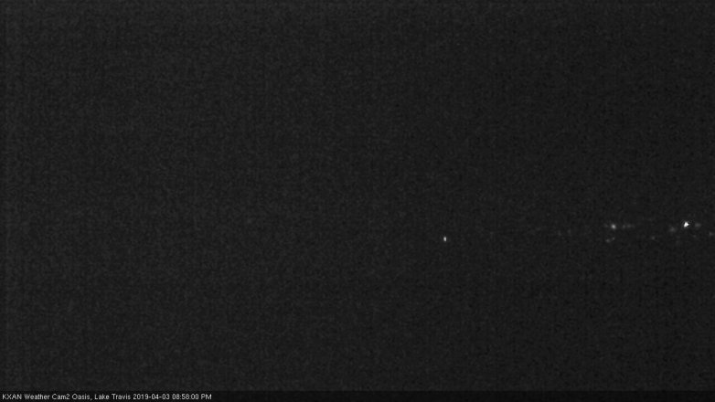 Lake Travis webcam, April 3, 2019 8:00 PM CT
