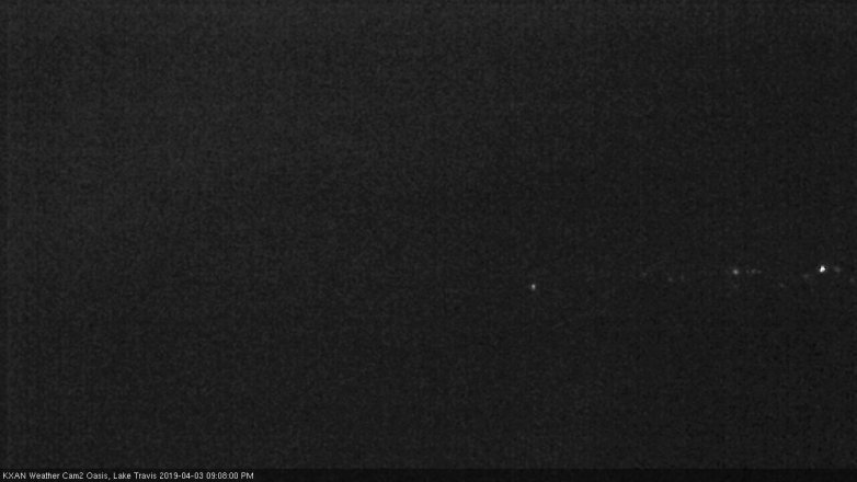 Lake Travis webcam, April 3, 2019 8:10 PM CT