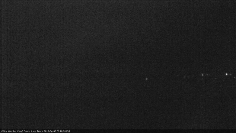 Lake Travis webcam, April 3, 2019 8:20 PM CT