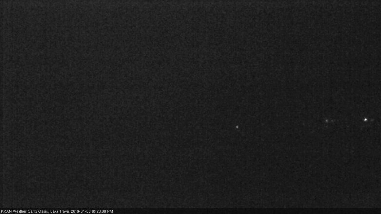 Lake Travis webcam, April 3, 2019 8:25 PM CT