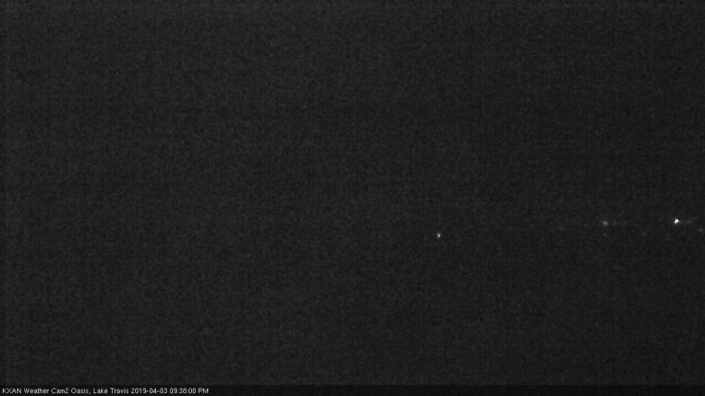 Lake Travis webcam, April 3, 2019 8:40 PM CT