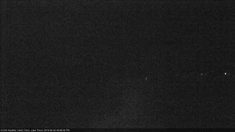 Lake Travis webcam, April 3, 2019 8:50 PM CT