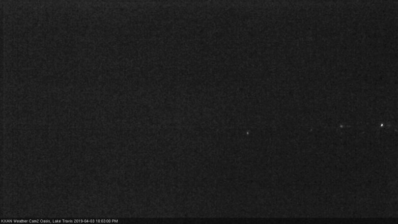 Lake Travis webcam, April 3, 2019 9:05 PM CT