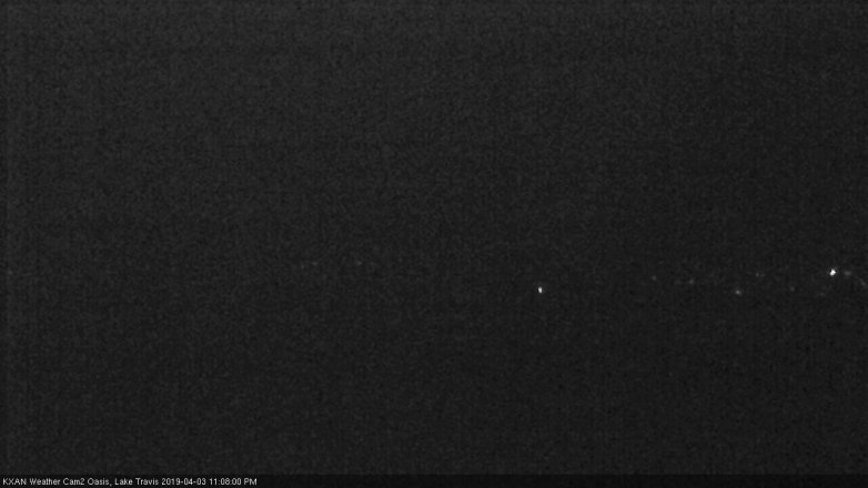 Lake Travis webcam, April 3, 2019 10:10 PM CT