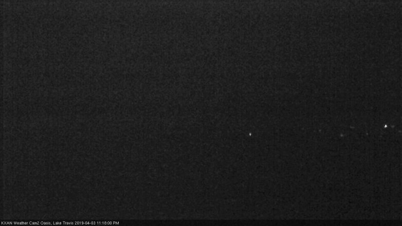 Lake Travis webcam, April 3, 2019 10:20 PM CT