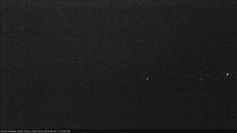 Lake Travis webcam, April 3, 2019 10:25 PM CT