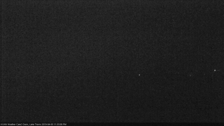 Lake Travis webcam, April 3, 2019 10:35 PM CT