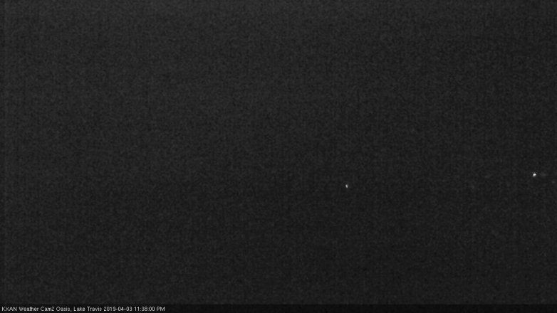 Lake Travis webcam, April 3, 2019 10:40 PM CT