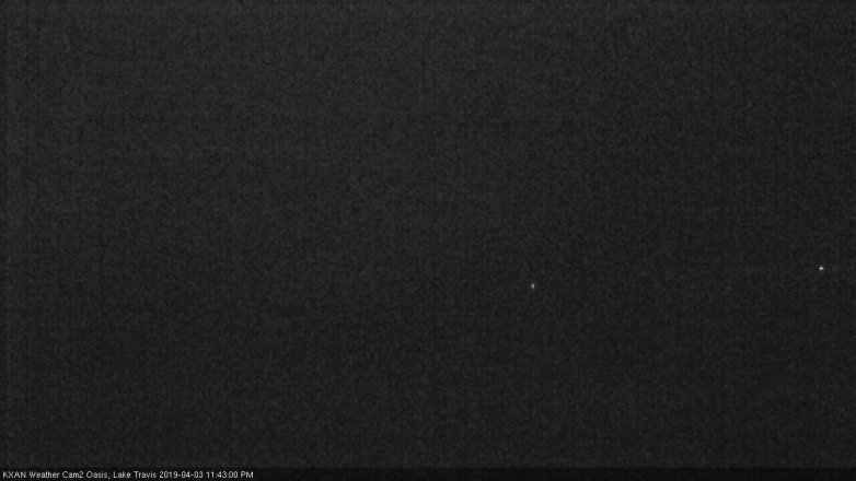 Lake Travis webcam, April 3, 2019 10:45 PM CT