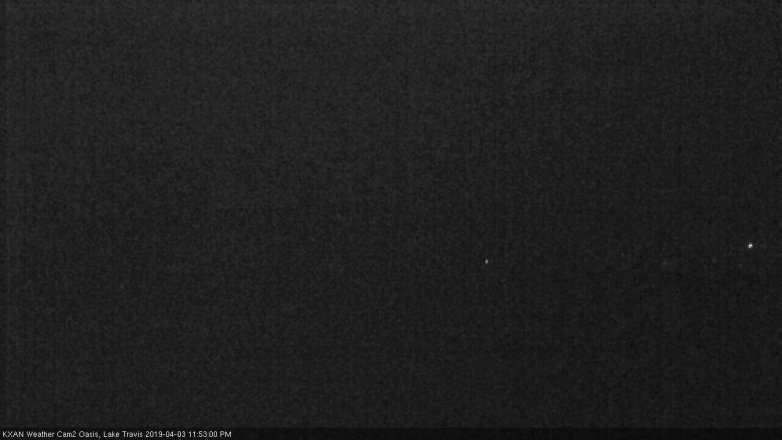 Lake Travis webcam, April 3, 2019 10:55 PM CT