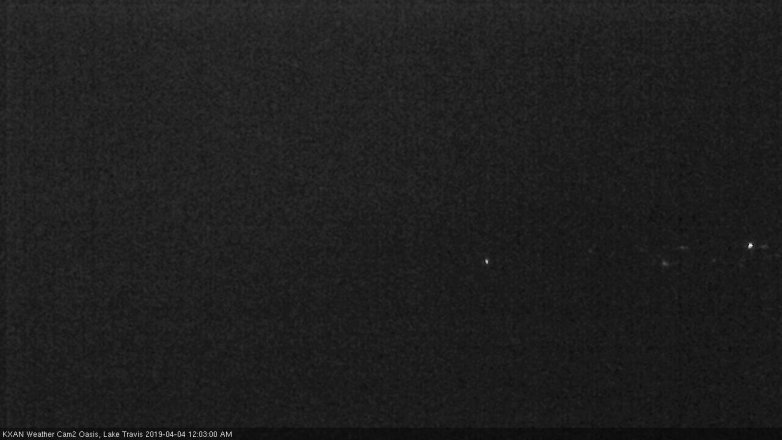 Lake Travis webcam, April 3, 2019 11:05 PM CT