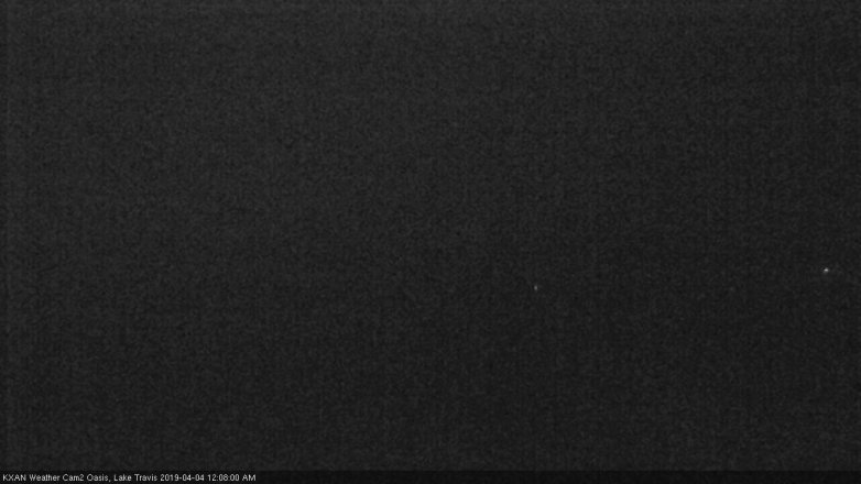 Lake Travis webcam, April 3, 2019 11:10 PM CT