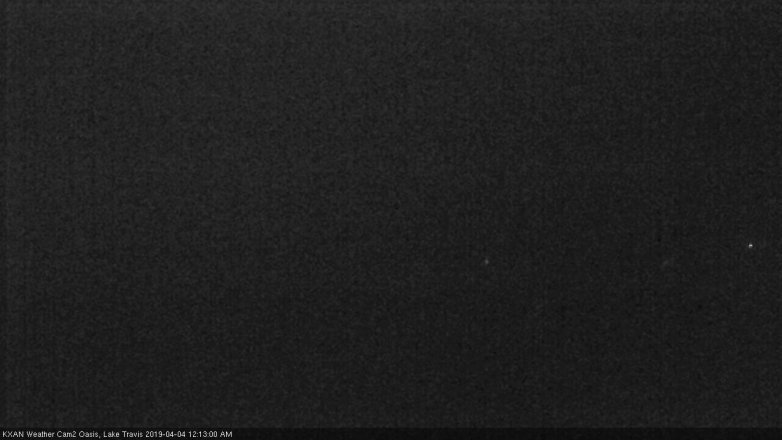 Lake Travis webcam, April 3, 2019 11:15 PM CT